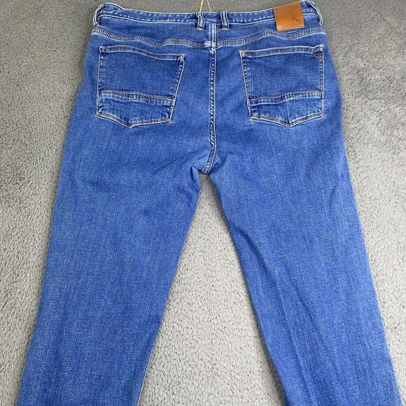 Tommy Bahama Jeans Mens 36x30 Blue Straight Leg Stretch Denim Pants Dolphin Logo - Picture 11 of 12